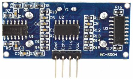 Bottom View of HC-SR04 board