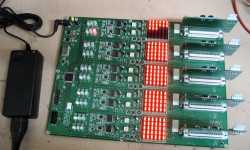 Burn-in drive electronics under test