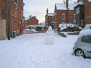 Top of street snowman 6th Jan 2010