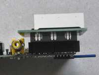 Side view GPIO - 7 Segment LED mounted on a Pi