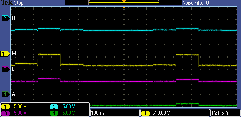 Received pattern when beacon ahead